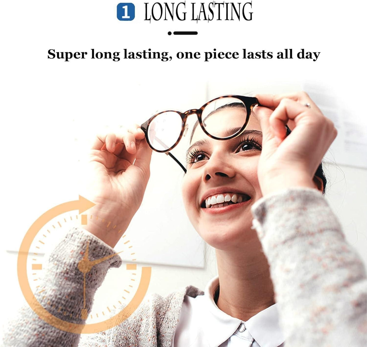 चश्मे के लिए एंटी फॉग वाइप्स (100 पीस)