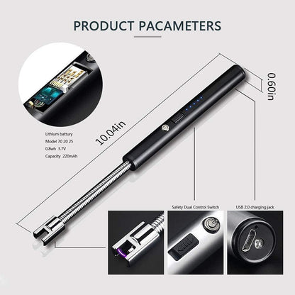 रसोई के लिए USB रिचार्जेबल इलेक्ट्रिक लाइटर